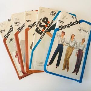 Vintage Sewing Patterns from the 80s Plus Size Grannie Chic Pattern